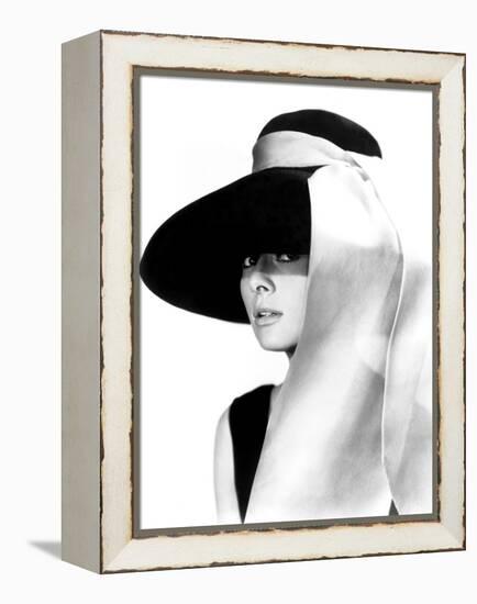 Breakfast at Tiffany's, Audrey Hepburn, 1961-null-Framed Stretched Canvas