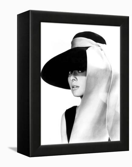 Breakfast at Tiffany's, Audrey Hepburn, 1961-null-Framed Stretched Canvas