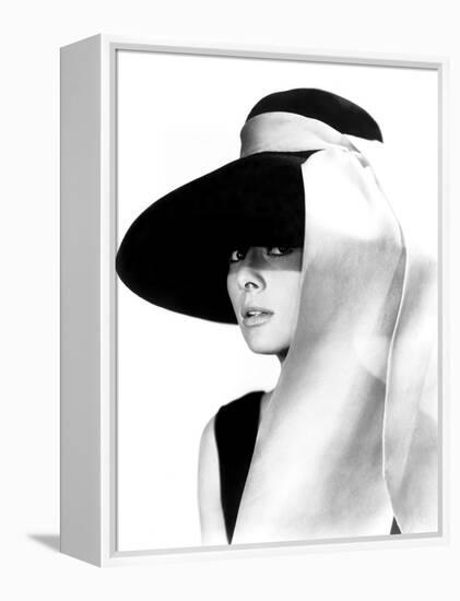 Breakfast at Tiffany's, Audrey Hepburn, 1961-null-Framed Stretched Canvas