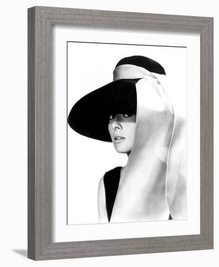 Breakfast at Tiffany's, Audrey Hepburn, 1961-null-Framed Photo