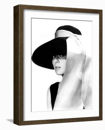 Breakfast at Tiffany's, Audrey Hepburn, 1961-null-Framed Photo
