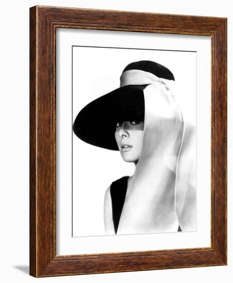 Breakfast at Tiffany's, Audrey Hepburn, 1961-null-Framed Photo