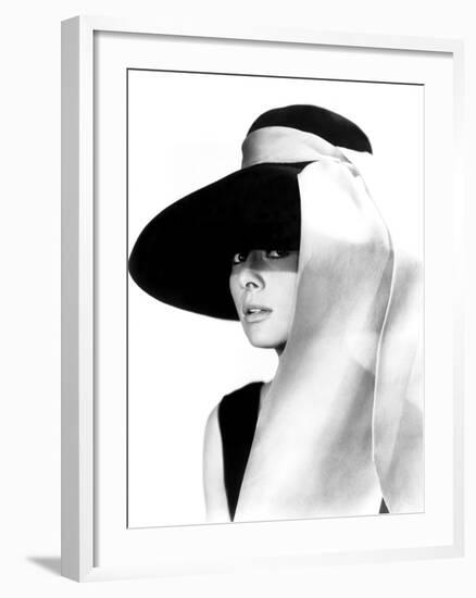 Breakfast at Tiffany's, Audrey Hepburn, 1961-null-Framed Photo