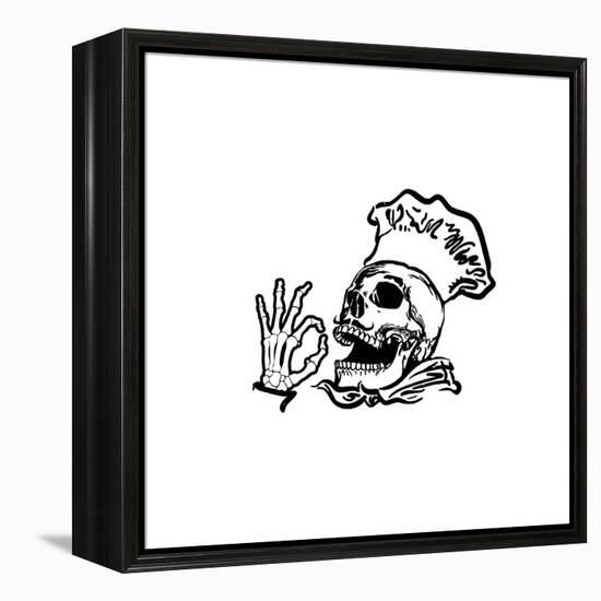 Breakfast Can Wait-Alex Cherry-Framed Stretched Canvas