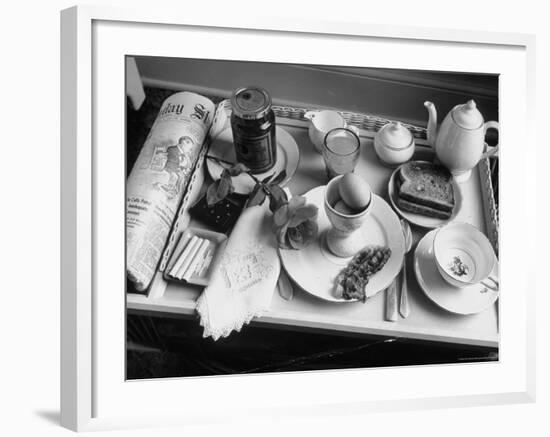 Breakfast identical to One of Pres. Franklin D. Roosevelt's at Guest House of Gen. Edwin M. Watson-Alfred Eisenstaedt-Framed Photographic Print