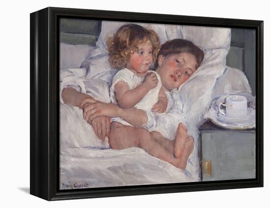 Breakfast in Bed, 1897-Mary Cassatt-Framed Premier Image Canvas