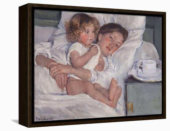 Breakfast in Bed, 1897-Mary Cassatt-Framed Premier Image Canvas