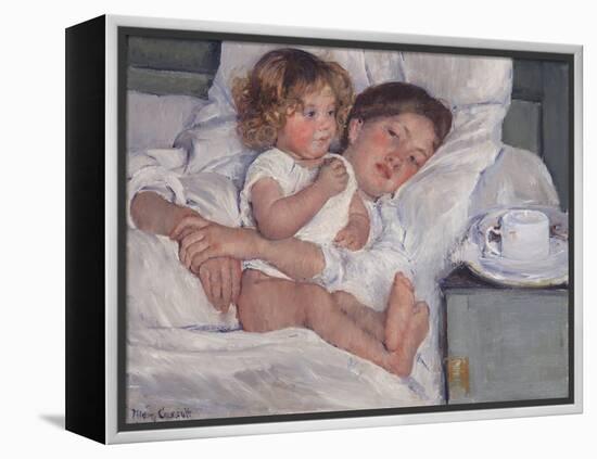 Breakfast in Bed, 1897-Mary Cassatt-Framed Premier Image Canvas