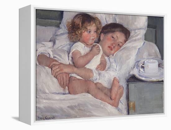 Breakfast in Bed, 1897-Mary Cassatt-Framed Premier Image Canvas