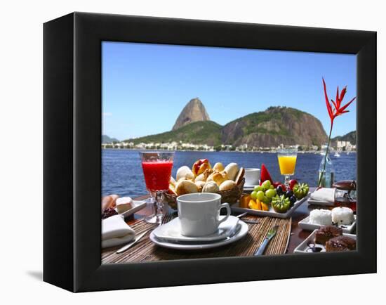 Breakfast In Rio De Janeiro-luiz rocha-Framed Premier Image Canvas