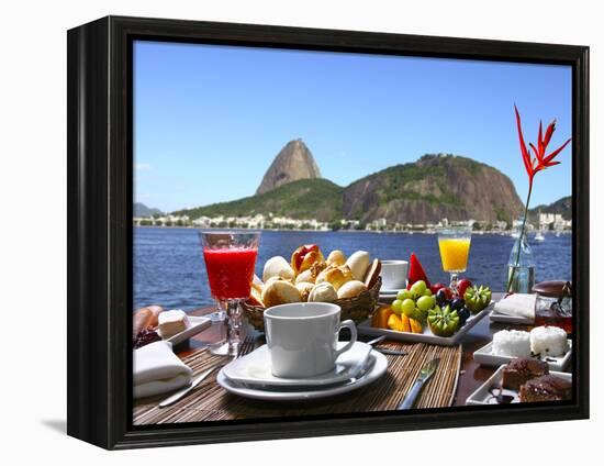 Breakfast In Rio De Janeiro-luiz rocha-Framed Premier Image Canvas