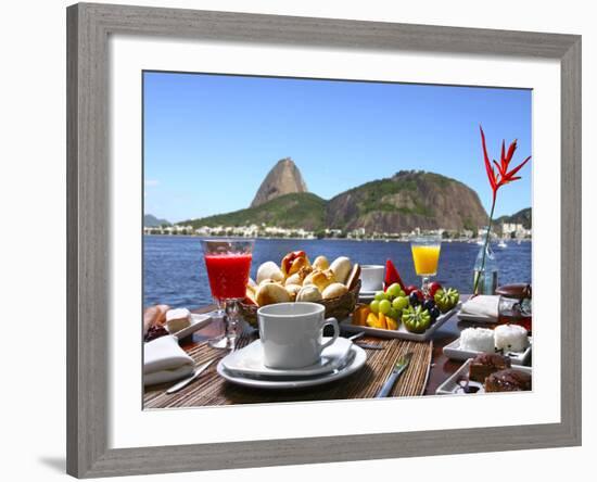 Breakfast In Rio De Janeiro-luiz rocha-Framed Premium Photographic Print