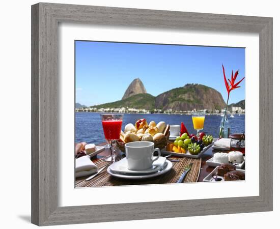 Breakfast In Rio De Janeiro-luiz rocha-Framed Photographic Print