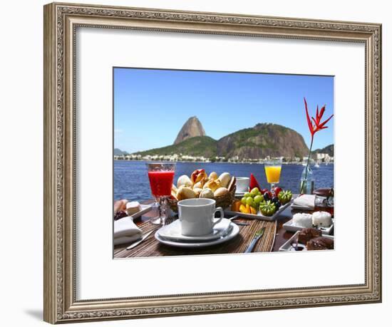 Breakfast In Rio De Janeiro-luiz rocha-Framed Photographic Print