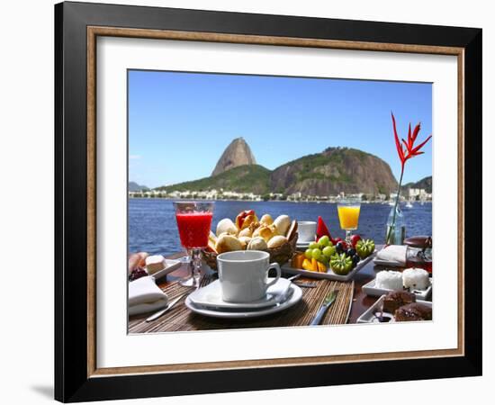 Breakfast In Rio De Janeiro-luiz rocha-Framed Photographic Print