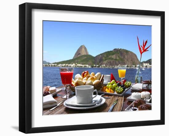 Breakfast In Rio De Janeiro-luiz rocha-Framed Photographic Print