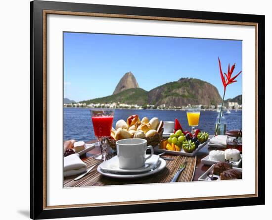 Breakfast In Rio De Janeiro-luiz rocha-Framed Photographic Print