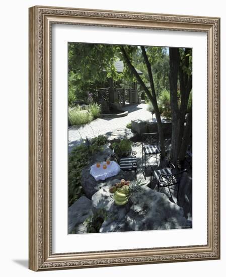 Breakfast in the Garden-null-Framed Photographic Print