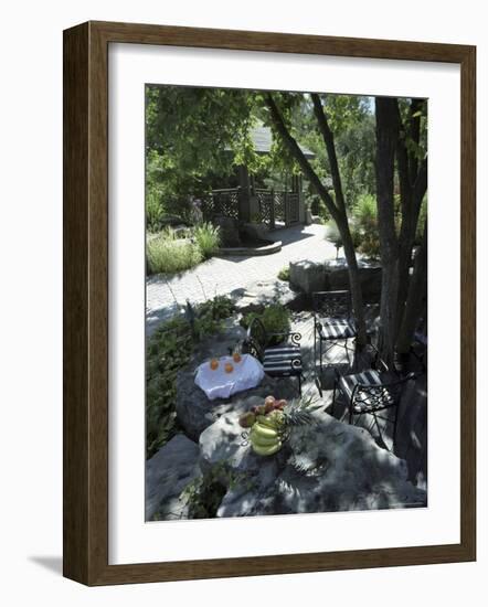 Breakfast in the Garden-null-Framed Photographic Print