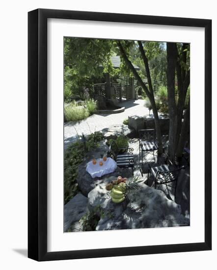 Breakfast in the Garden-null-Framed Photographic Print