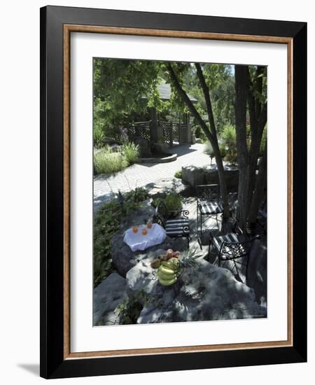 Breakfast in the Garden-null-Framed Photographic Print