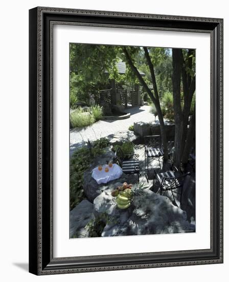 Breakfast in the Garden-null-Framed Photographic Print