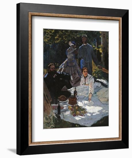 Breakfast in the Greenery-Claude Monet-Framed Art Print