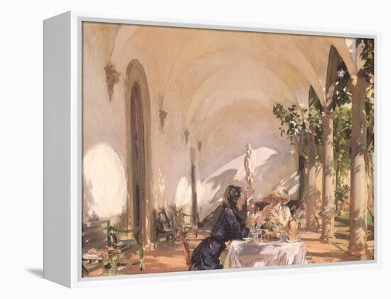 Breakfast in the Loggia, 1910-John Singer Sargent-Framed Premier Image Canvas