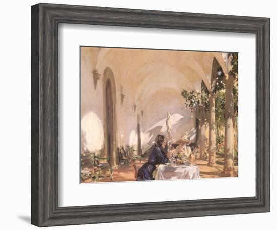 Breakfast in the Loggia, 1910-John Singer Sargent-Framed Giclee Print