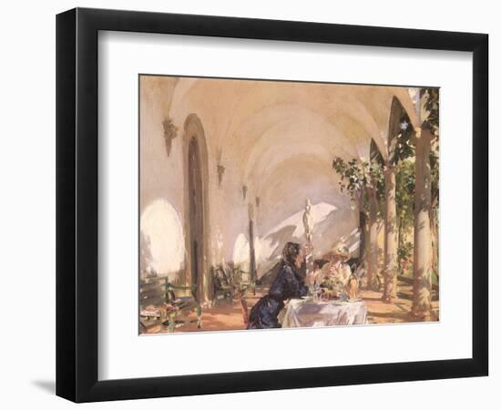 Breakfast in the Loggia, 1910-John Singer Sargent-Framed Giclee Print