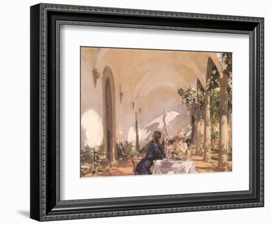 Breakfast in the Loggia, 1910-John Singer Sargent-Framed Giclee Print