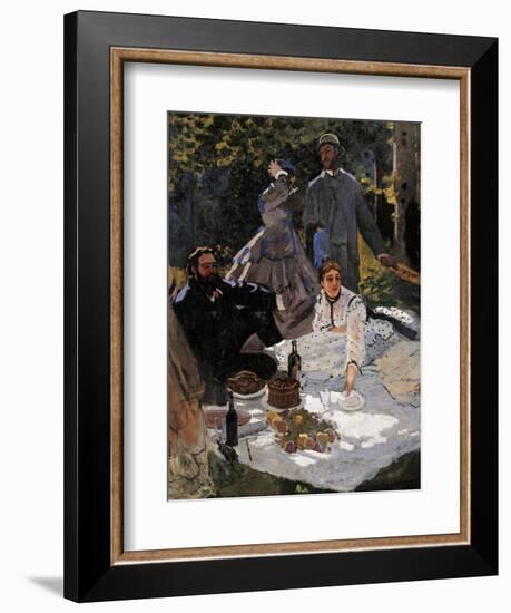 Breakfast on the Grass (Le Déjeuner Sur L'herbe)-Claude Monet-Framed Giclee Print