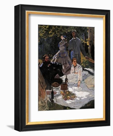 Breakfast on the Grass (Le Déjeuner Sur L'herbe)-Claude Monet-Framed Giclee Print