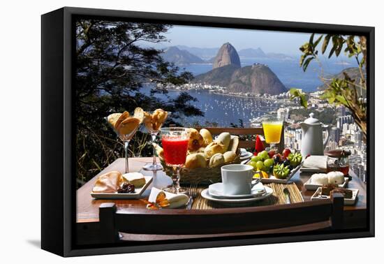 Breakfast Rio De Janeiro-luiz rocha-Framed Premier Image Canvas