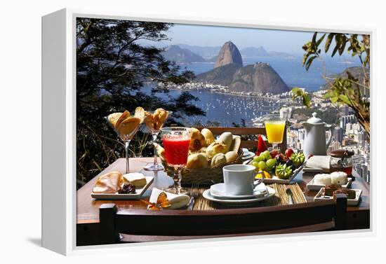 Breakfast Rio De Janeiro-luiz rocha-Framed Premier Image Canvas