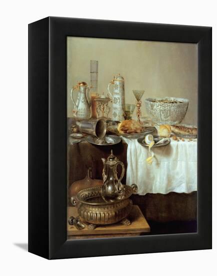 Breakfast Still Life, 1638-Willem Claesz. Heda-Framed Premier Image Canvas