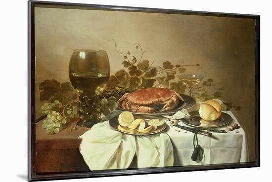 Breakfast Still Life with Roemer and a Crab-Pieter Claesz-Mounted Giclee Print