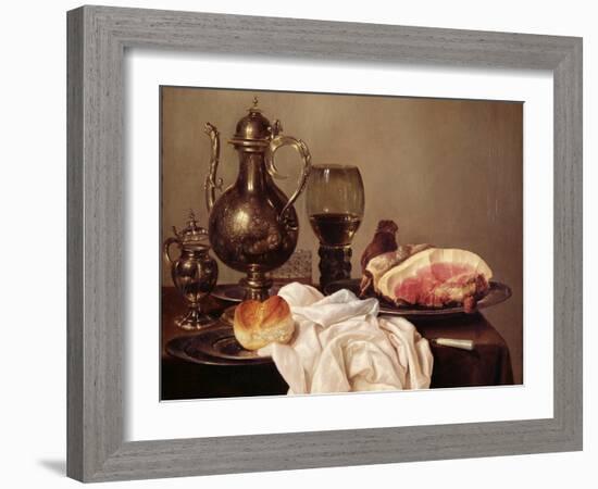 Breakfast Still Life-Willem Claesz. Heda-Framed Giclee Print