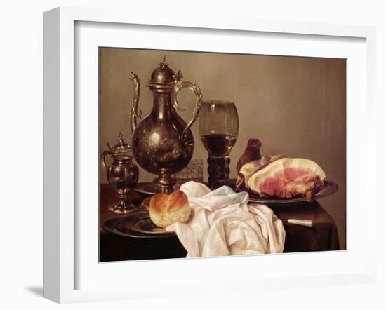 Breakfast Still Life-Willem Claesz. Heda-Framed Giclee Print