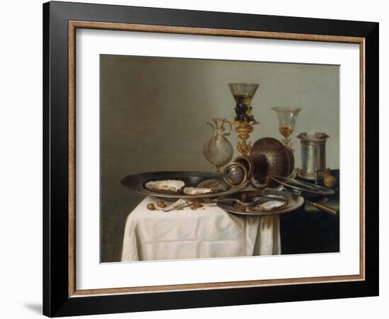 Breakfast Still Life-Willem Claesz Heda-Framed Giclee Print