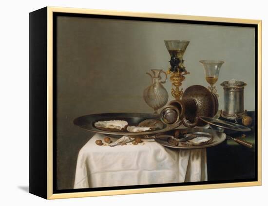 Breakfast Still Life-Willem Claesz Heda-Framed Premier Image Canvas