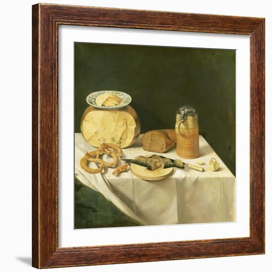 Breakfast Still Life-Johann Georg Hinz-Framed Giclee Print