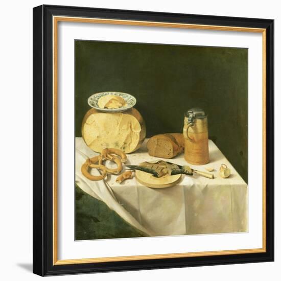 Breakfast Still Life-Johann Georg Hinz-Framed Giclee Print