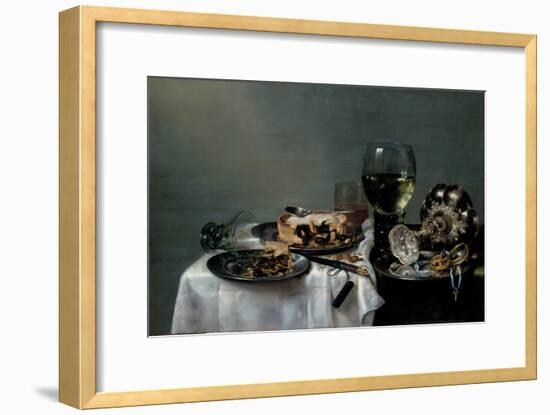 Breakfast Table with Blackberry Pie, 1631-Willem Claesz Heda-Framed Giclee Print