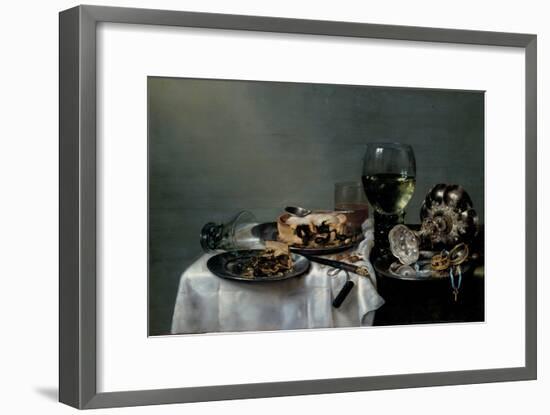 Breakfast Table with Blackberry Pie, 1631-Willem Claesz Heda-Framed Giclee Print