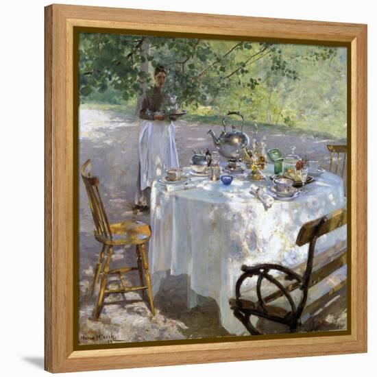 Breakfast Time, 1887-Hanna Pauli-Framed Premier Image Canvas