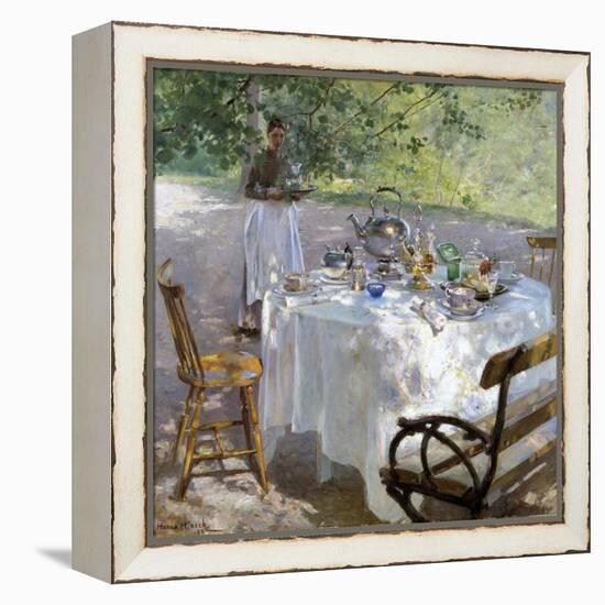 Breakfast Time, 1887-Hanna Pauli-Framed Premier Image Canvas