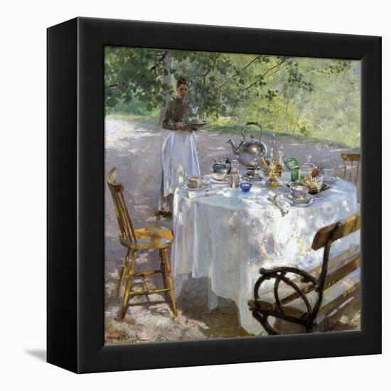 Breakfast Time, 1887-Hanna Pauli-Framed Premier Image Canvas