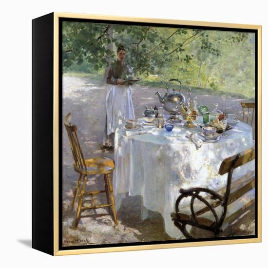 Breakfast Time, 1887-Hanna Pauli-Framed Premier Image Canvas