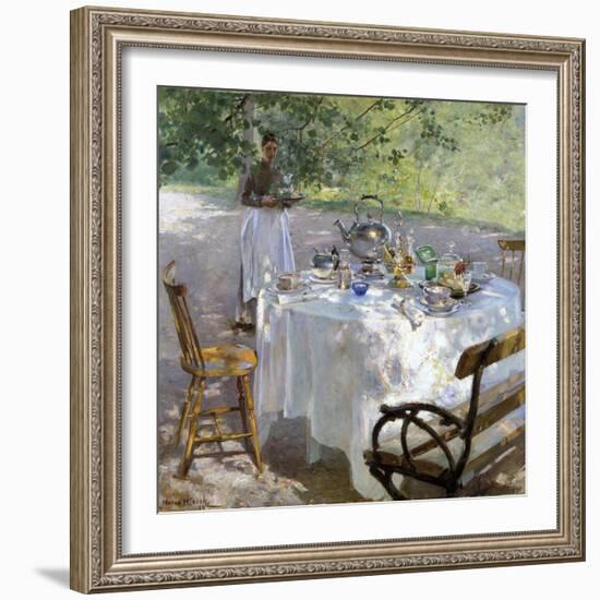 Breakfast Time, 1887-Hanna Pauli-Framed Giclee Print